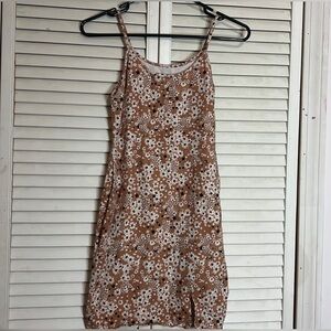 Floral Target Bodycon Dress